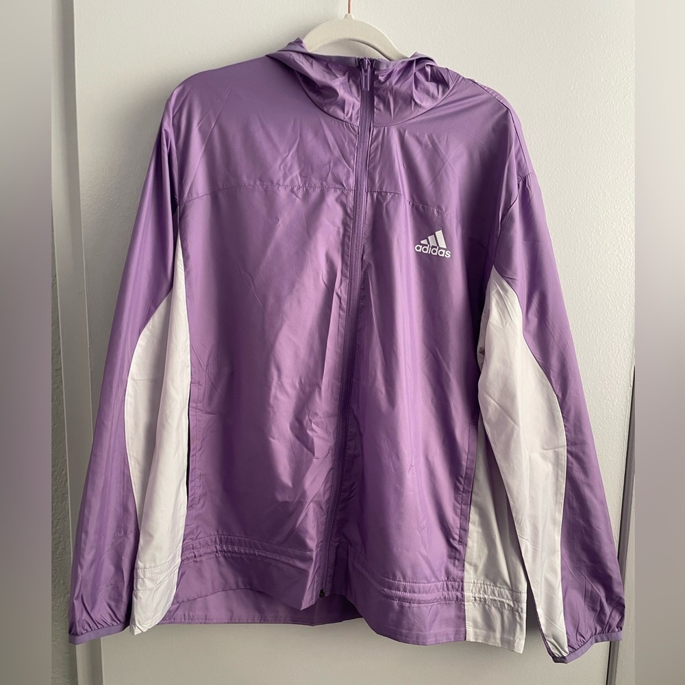 Adidas Lavender Windbreaker